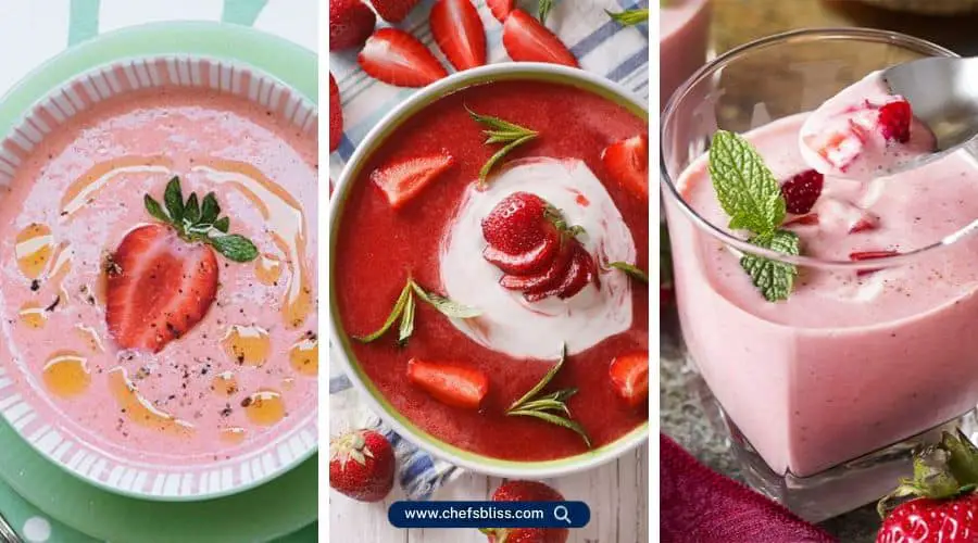 Strawberry Soup Twists: From Savory Gazpacho to Sweet Croutons